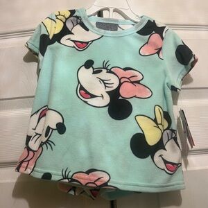 Disney Minnie Mouse Mint Green pj set